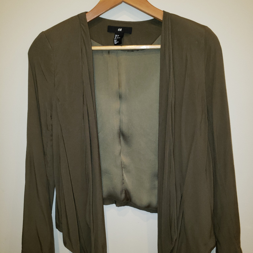 H&M Olive Green Blazer - Size US4